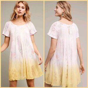 HD in Paris ✦ Floral Ombre Mini Dress ✦ Anthropologie Cottagecore Garden Wedding